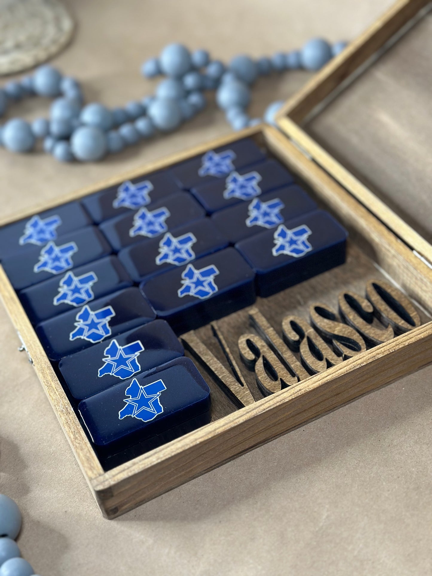 Dominoes personalizados en resina