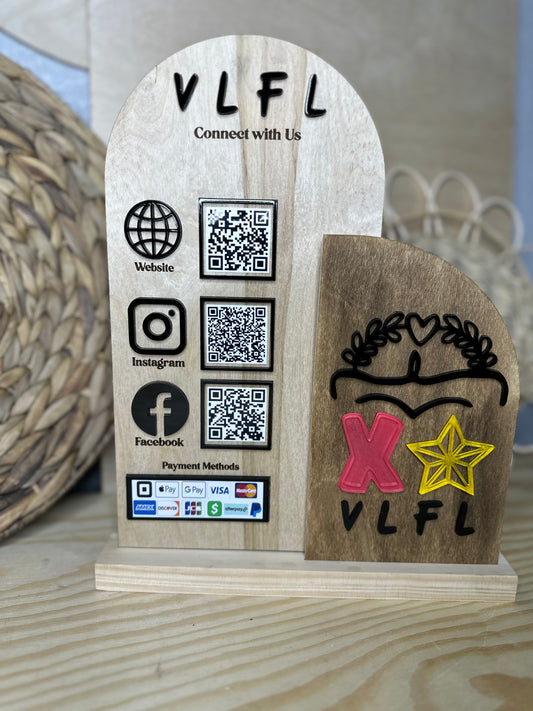 Qr code display con logo